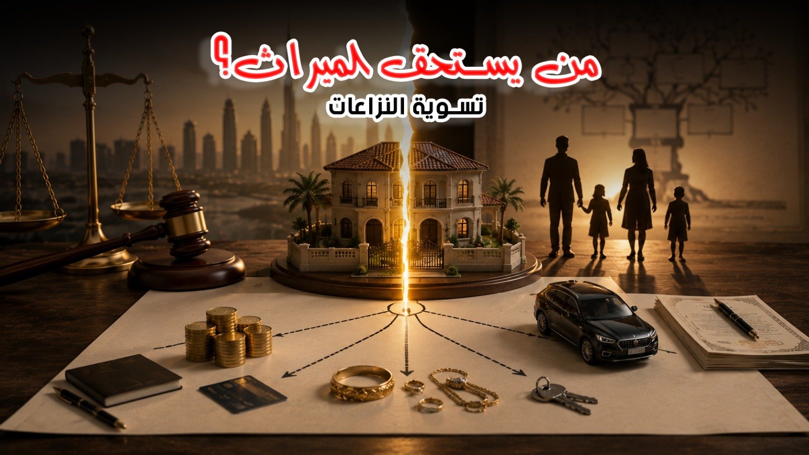 تقسيم التركات وفق القانون الإماراتي | حصر التركة وتصفية الميراث | محمد جاسم للمحاماة