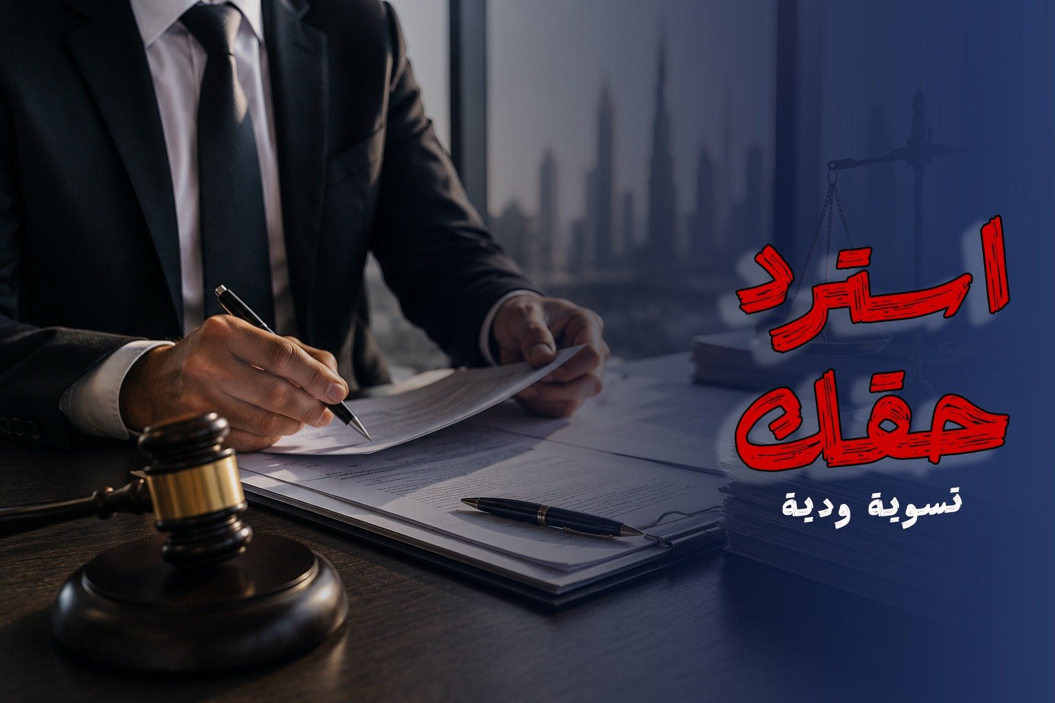 محامي تحصيل ديون في الإمارات | استرداد الديون والشيكات والسندات لأمر