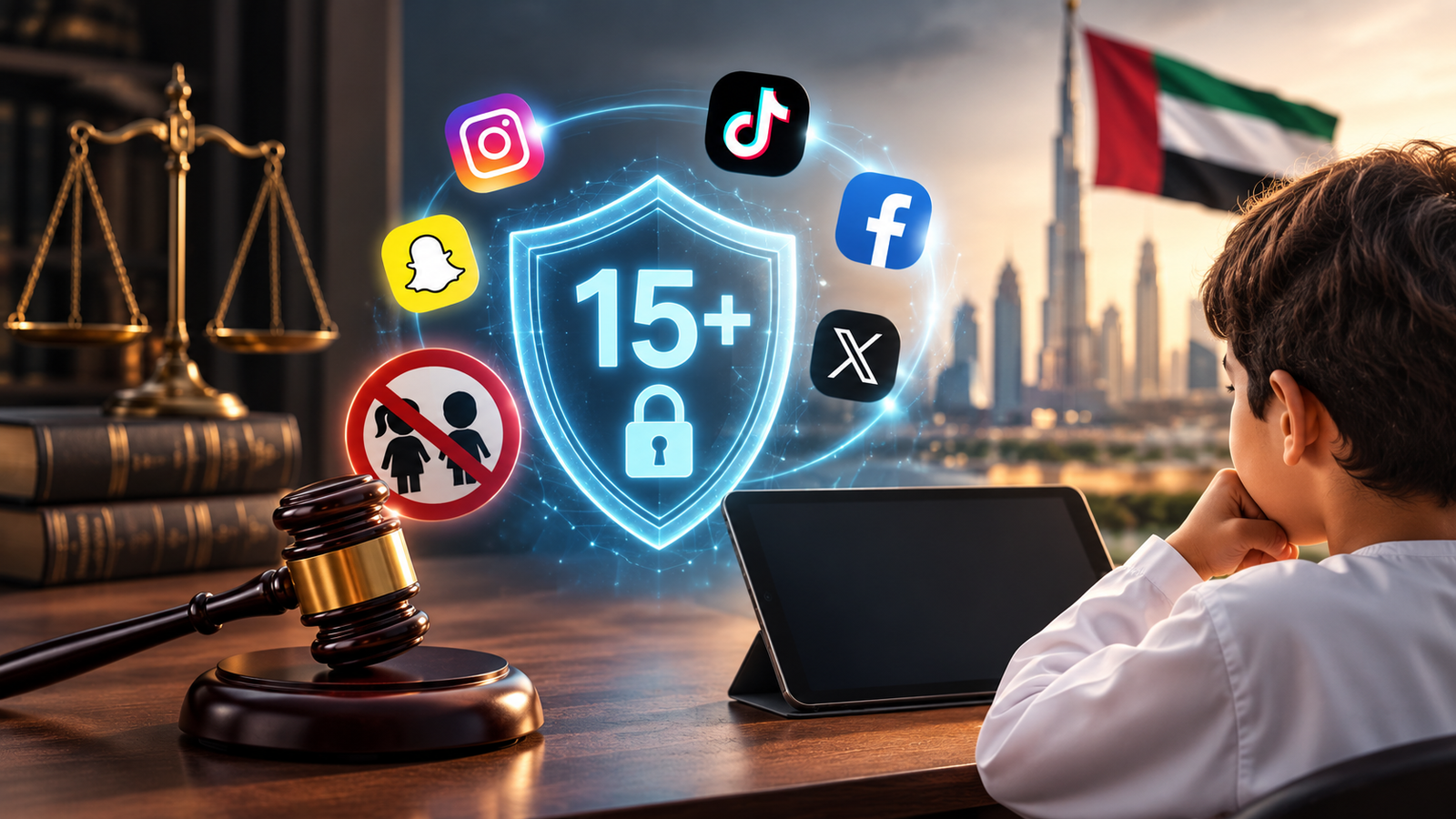 حظر منصات التواصل للأطفال في الإمارات | السن والضوابط الجديدة