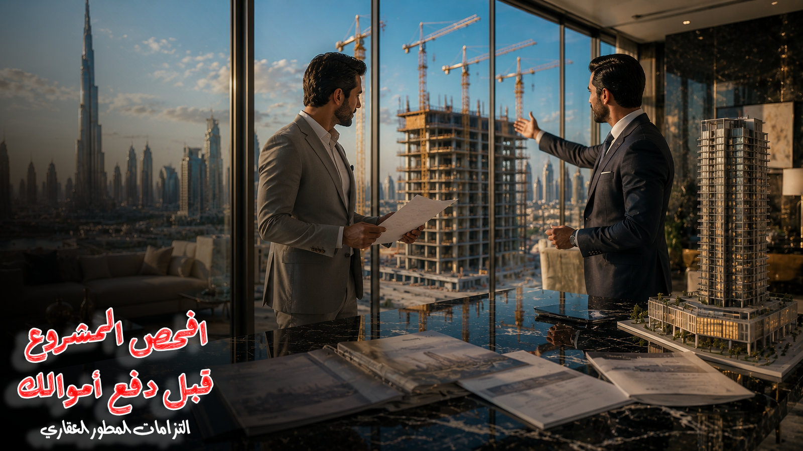 بيع الشقق على الخارطة في الإمارات: المخاطر والضمانات |المستشار القانوني محمد جاسم