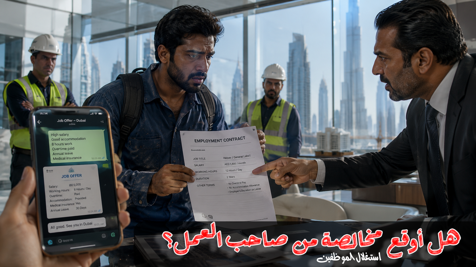 حقوق العامل عند استغلال صاحب العمل | ما حقوقك القانونية؟