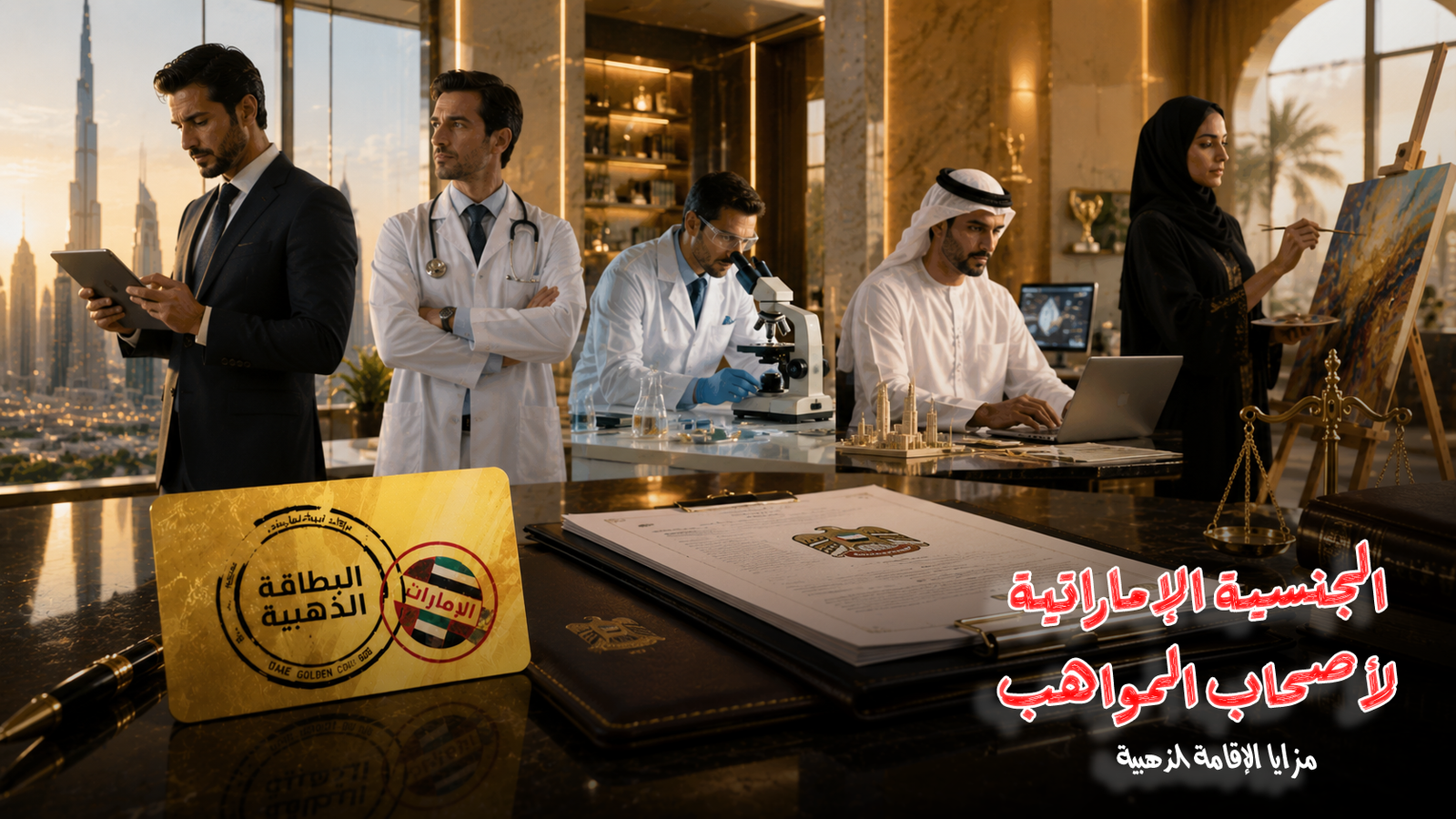 الجنسية الإماراتية والترشيح لها: شروط الإقامة الذهبية