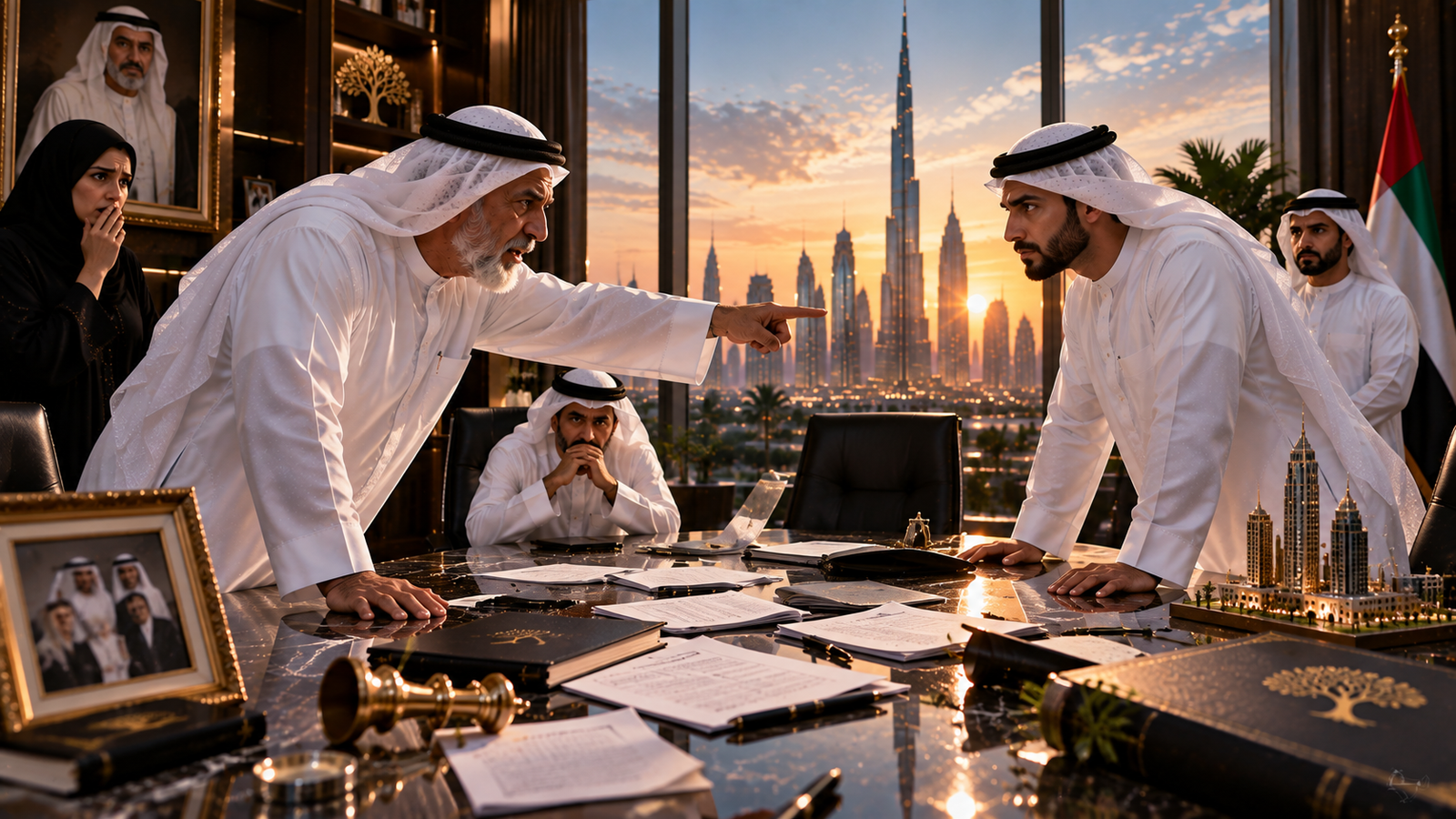 منازعات الشركات العائلية في الإمارات: القانون وطرق التسوية