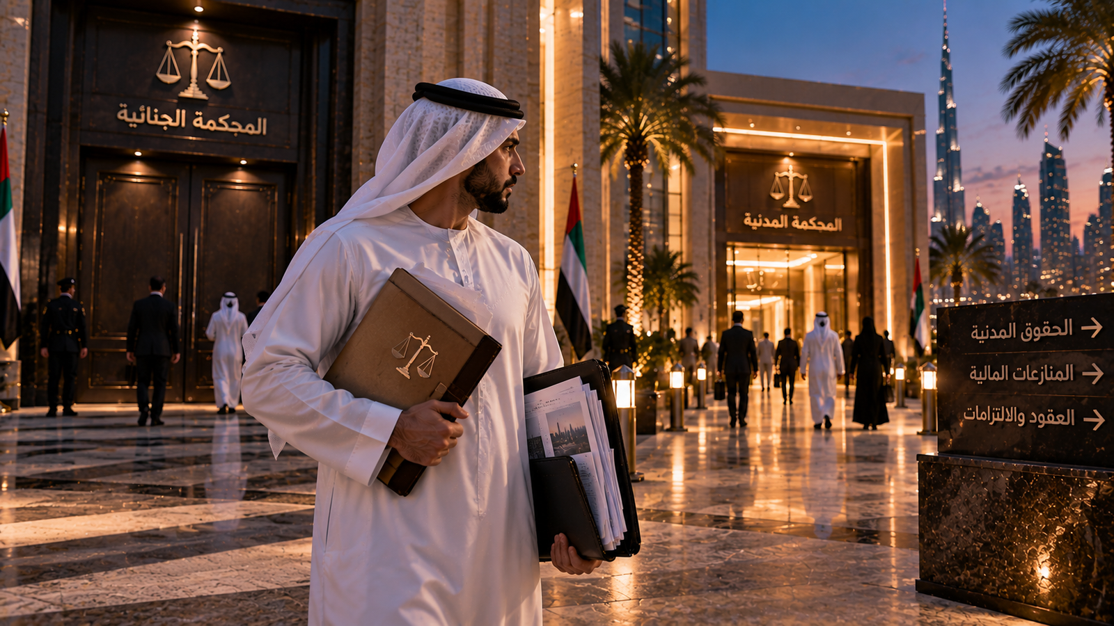 حفظ البلاغ الجنائي في الإمارات: متى يتحول النزاع إلى مدني؟