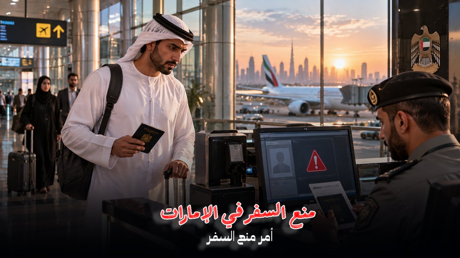 هل أستطيع السفر مع قضية جنائية في الإمارات؟ منع السفر وطرق التحقق