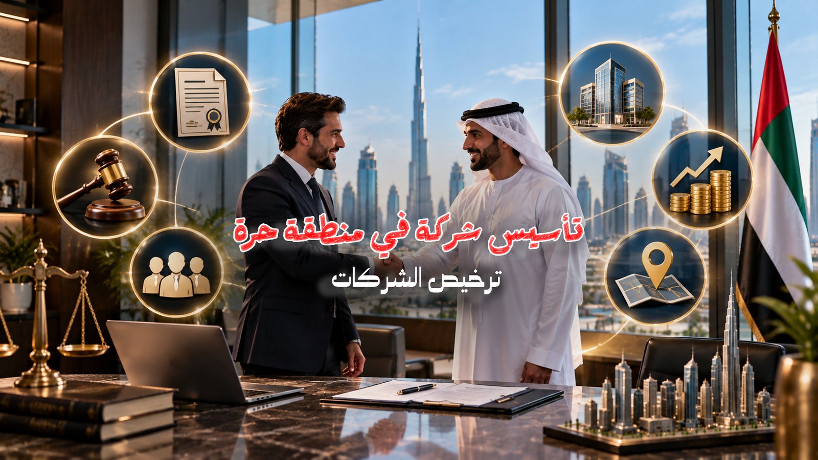 قوانين المناطق الحرة في الإمارات | الفرق بين DIFC وADGM