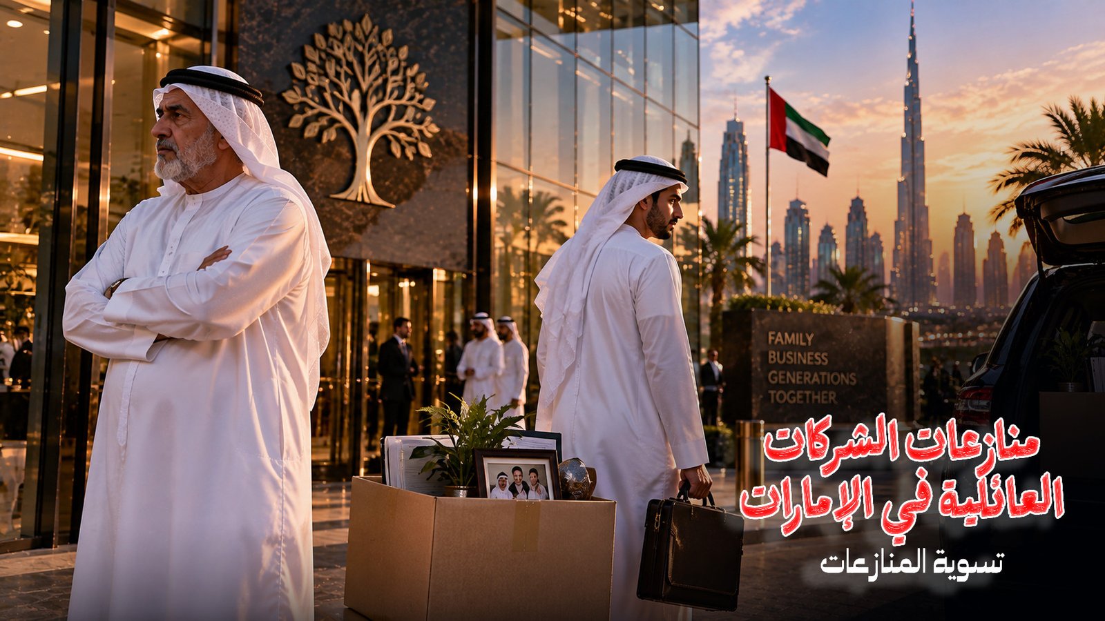 منازعات الشركات العائلية في الإمارات: القانون وطرق التسوية