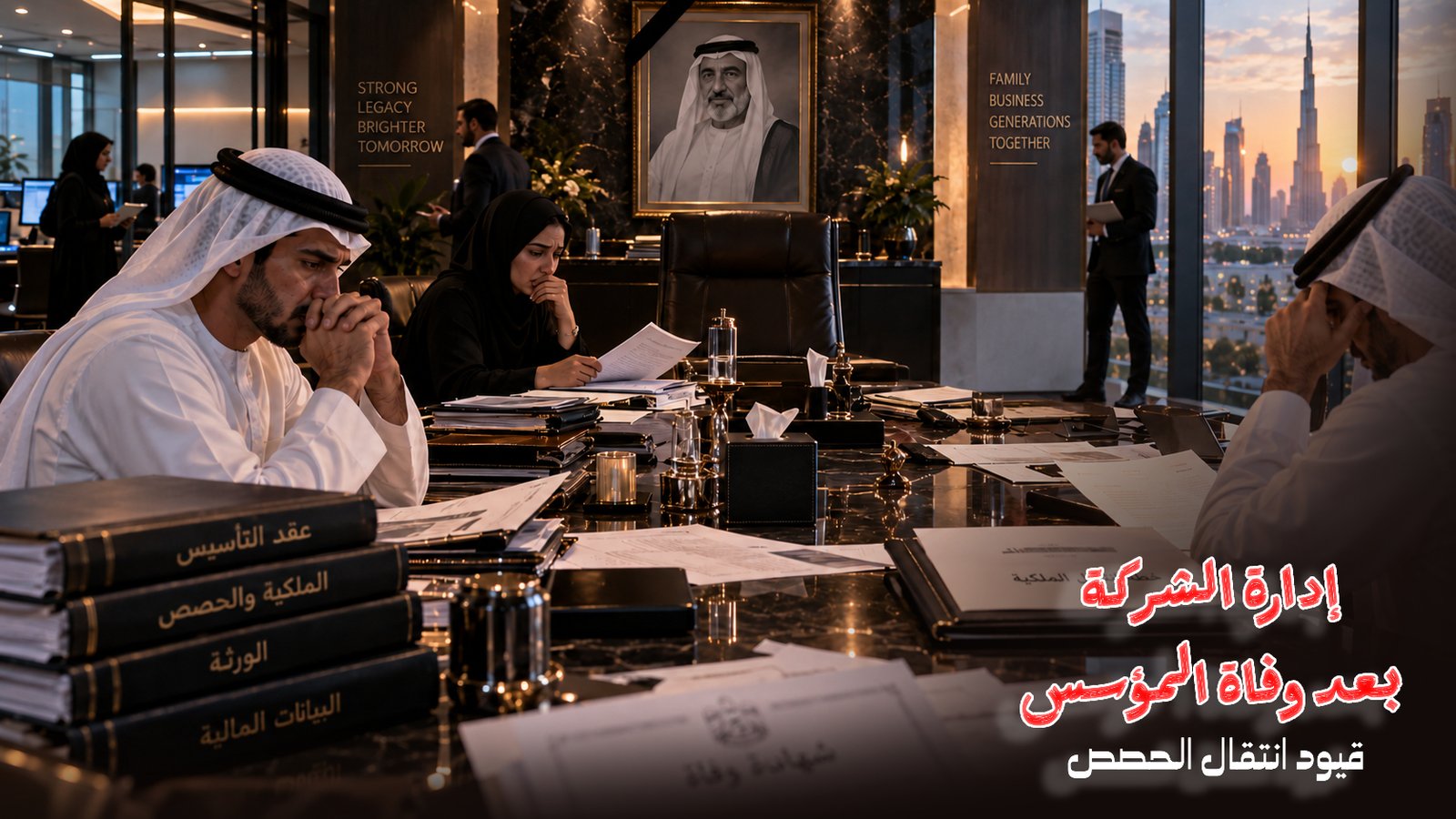 نزاعات الشركات العائلية في الإمارات | الحلول القانونية وحقوق الورثة