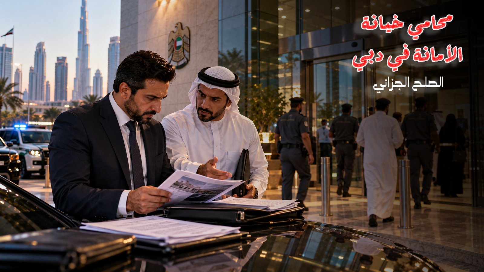خيانة الأمانة في الإمارات: العقوبة والشروط والبلاغ والصلح