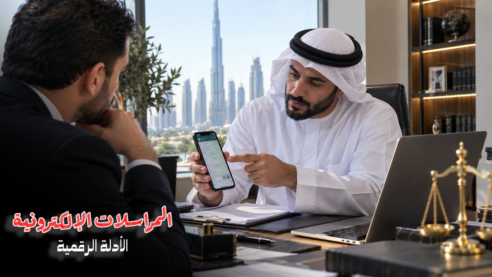 سائل واتساب كدليل في الإمارات | هل تقبلها المحكمة؟