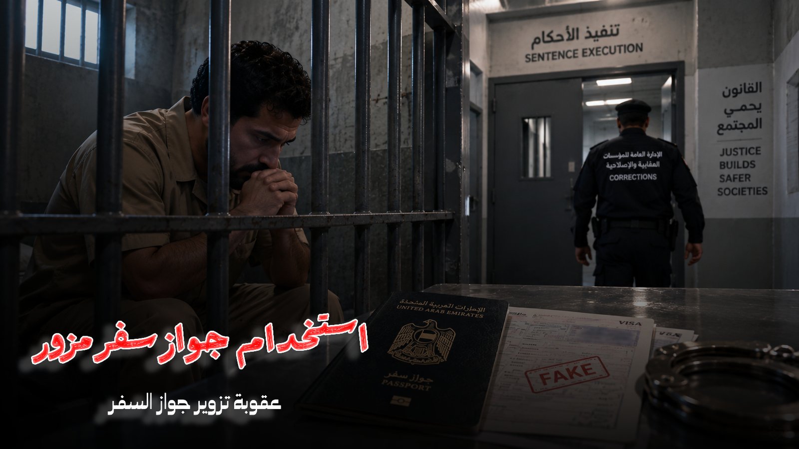 وثائق سفر مزورة في الإمارات: العقوبات والقانون