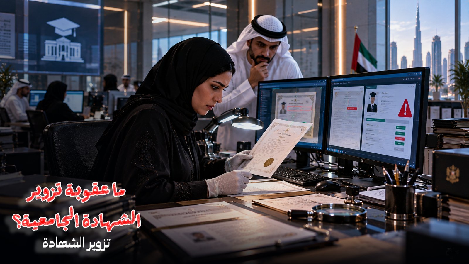 تزوير المؤهلات العلمية في الإمارات: العقوبة والقانون ؟