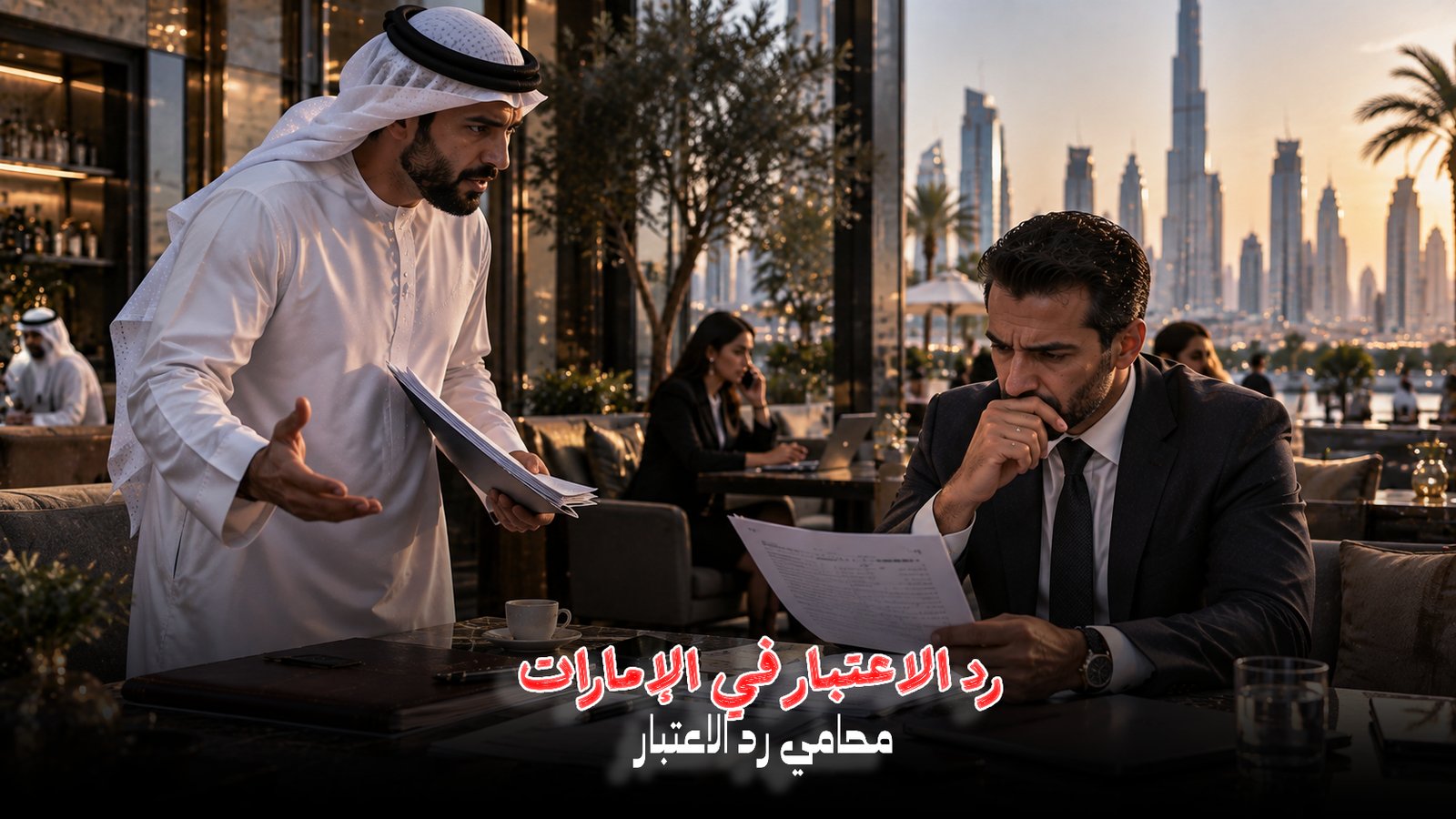 شهادة حسن السيرة والسلوك في الإمارات مع قضية أو حكم سابق