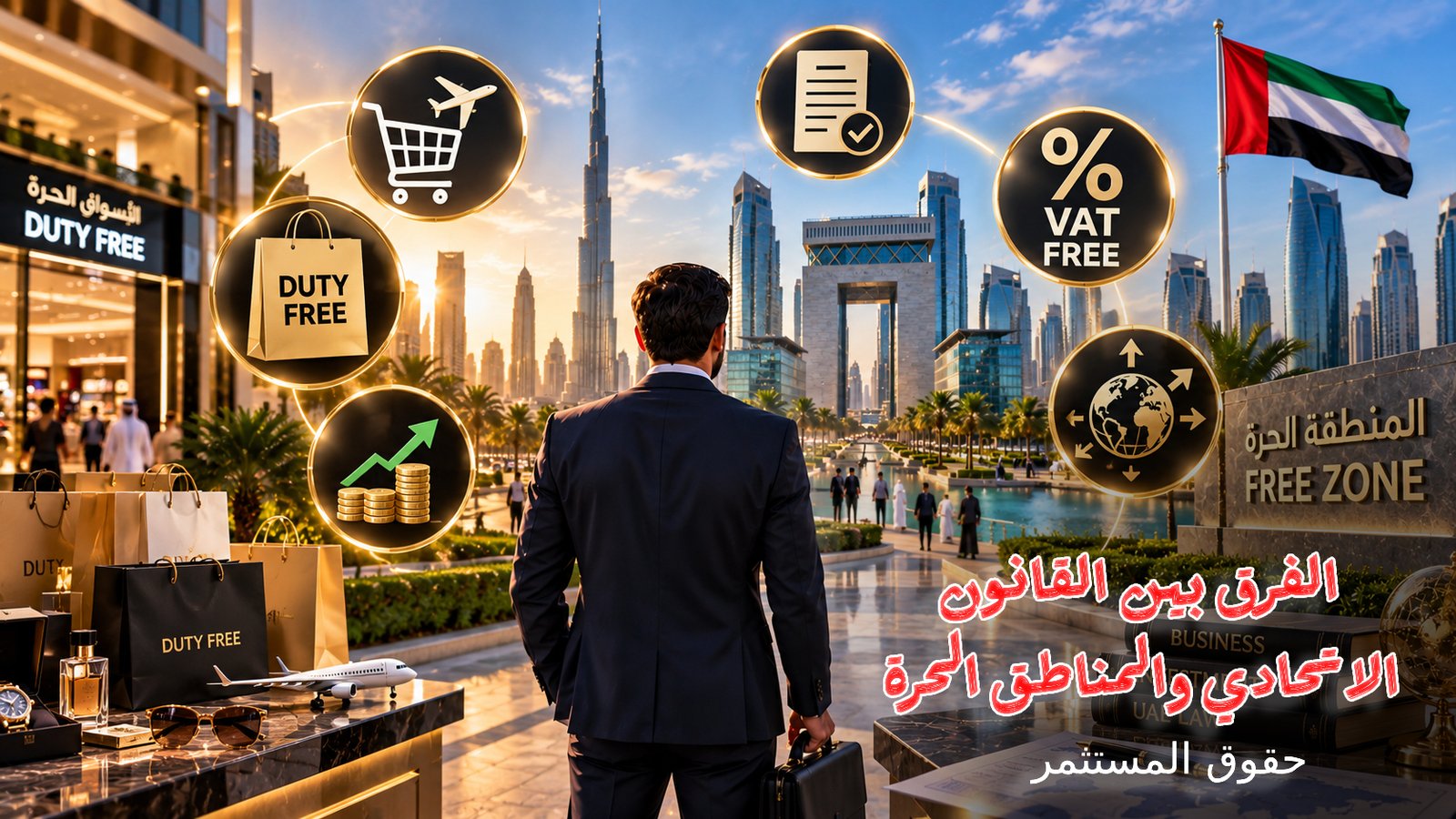 قوانين المناطق الحرة في الإمارات | الفرق بين DIFC وADGM