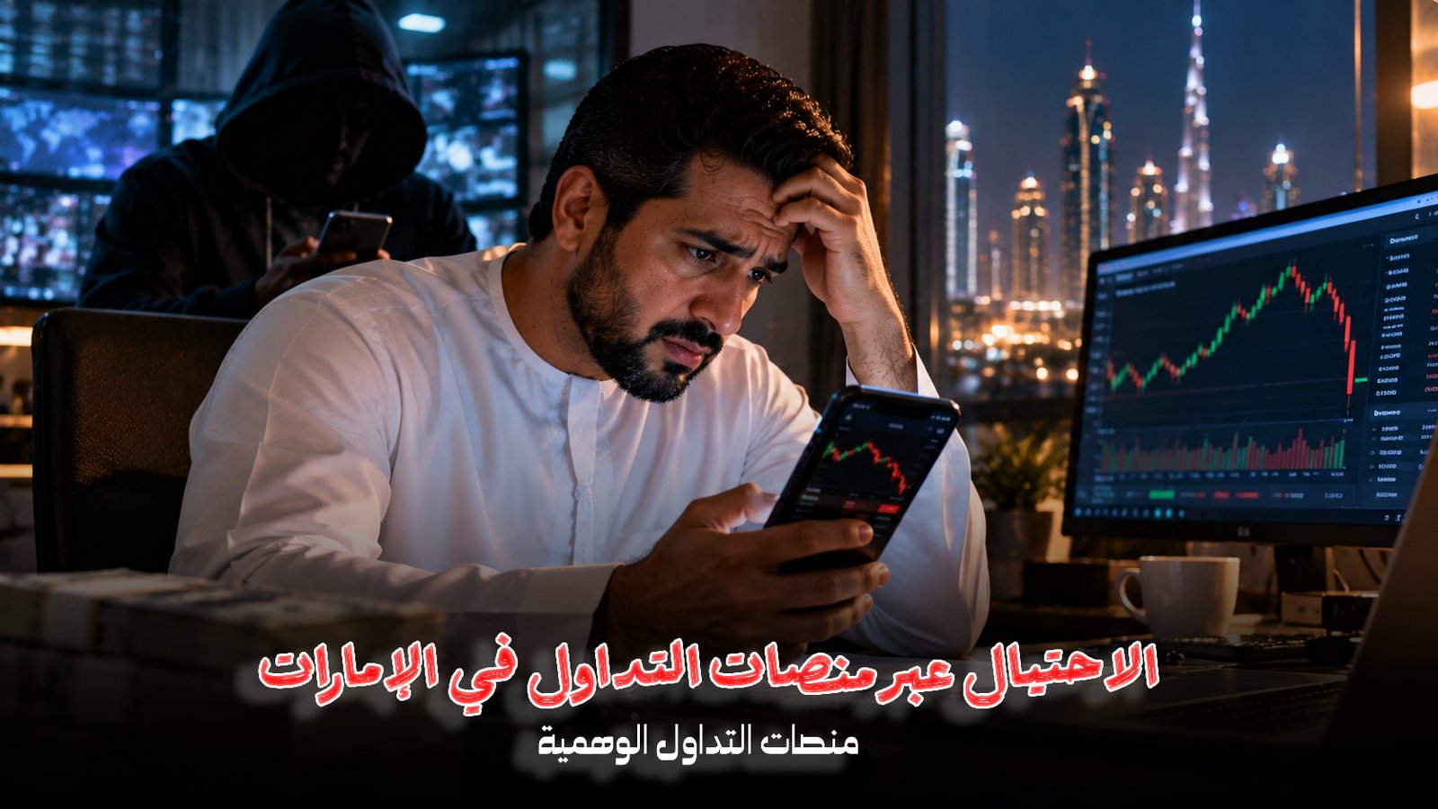 الاحتيال عبر منصات التداول في الإمارات | المستشار القانوني محمد جاسم