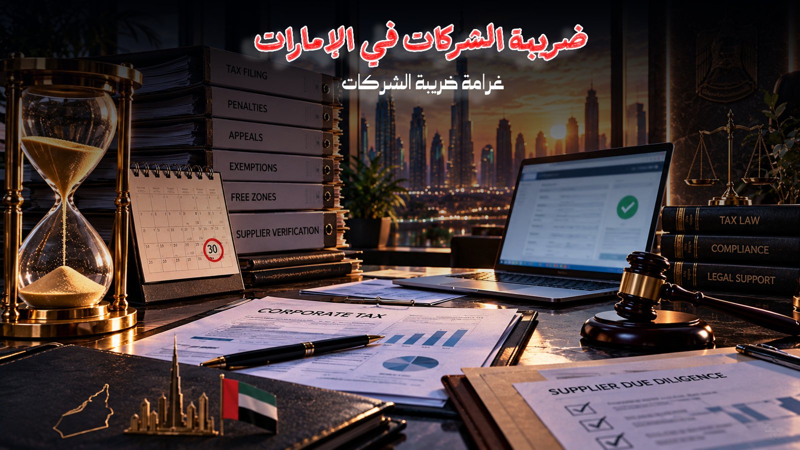إقرار ضريبة الشركات 2026 | غرامات التأخير