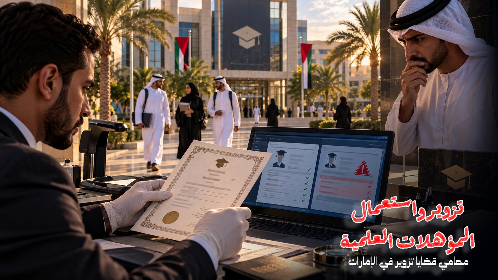 تزوير المؤهلات العلمية في الإمارات: العقوبة والقانون ؟