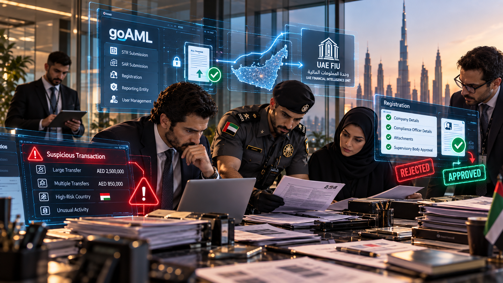 التسجيل في goAML في الإمارات خطوة بخطوة | المستشار محمد جاسم