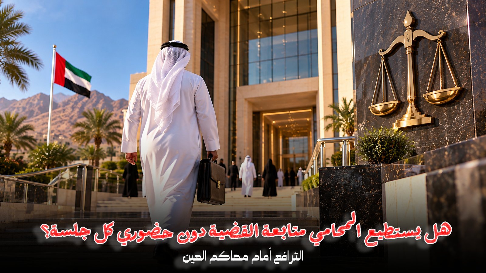 محامي في العين | الترافع أمام محاكم العين وأبوظبي