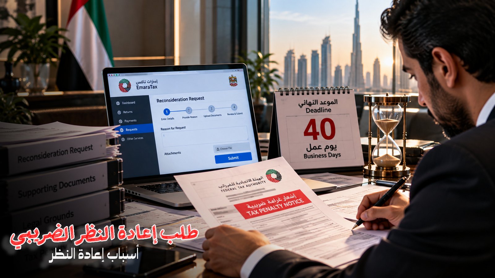 الاعتراض على غرامات الضريبة في الإمارات | المستشار محمد جاسم