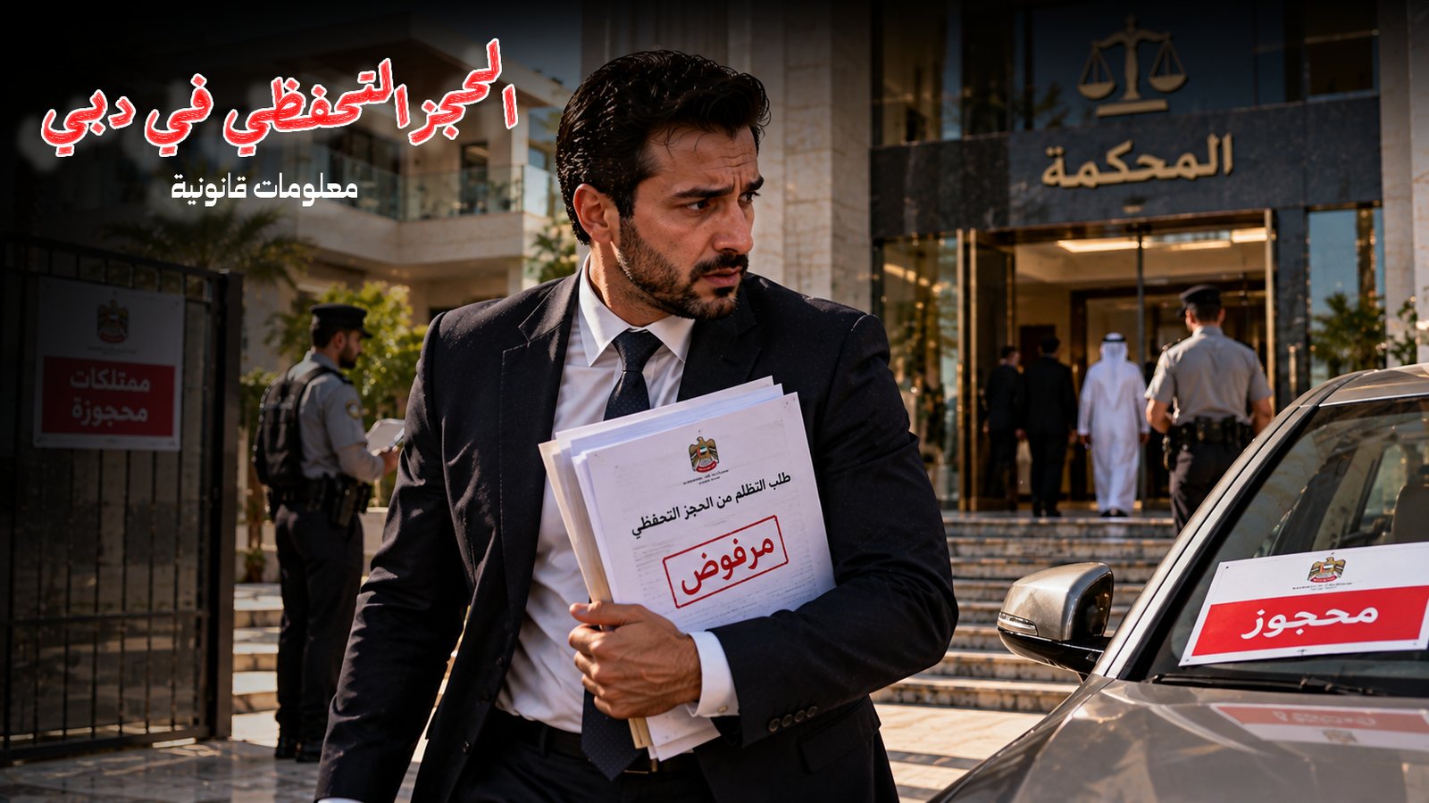 الحجز التحفظي في الإمارات: الشروط والإجراءات | محمد جاسم