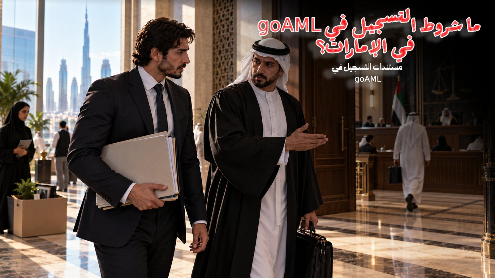 التسجيل في goAML في الإمارات خطوة بخطوة | المستشار محمد جاسم